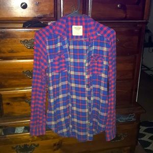 Two toned plaid flannel. Good condition